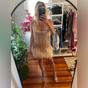 Feather n’ Fringe dress